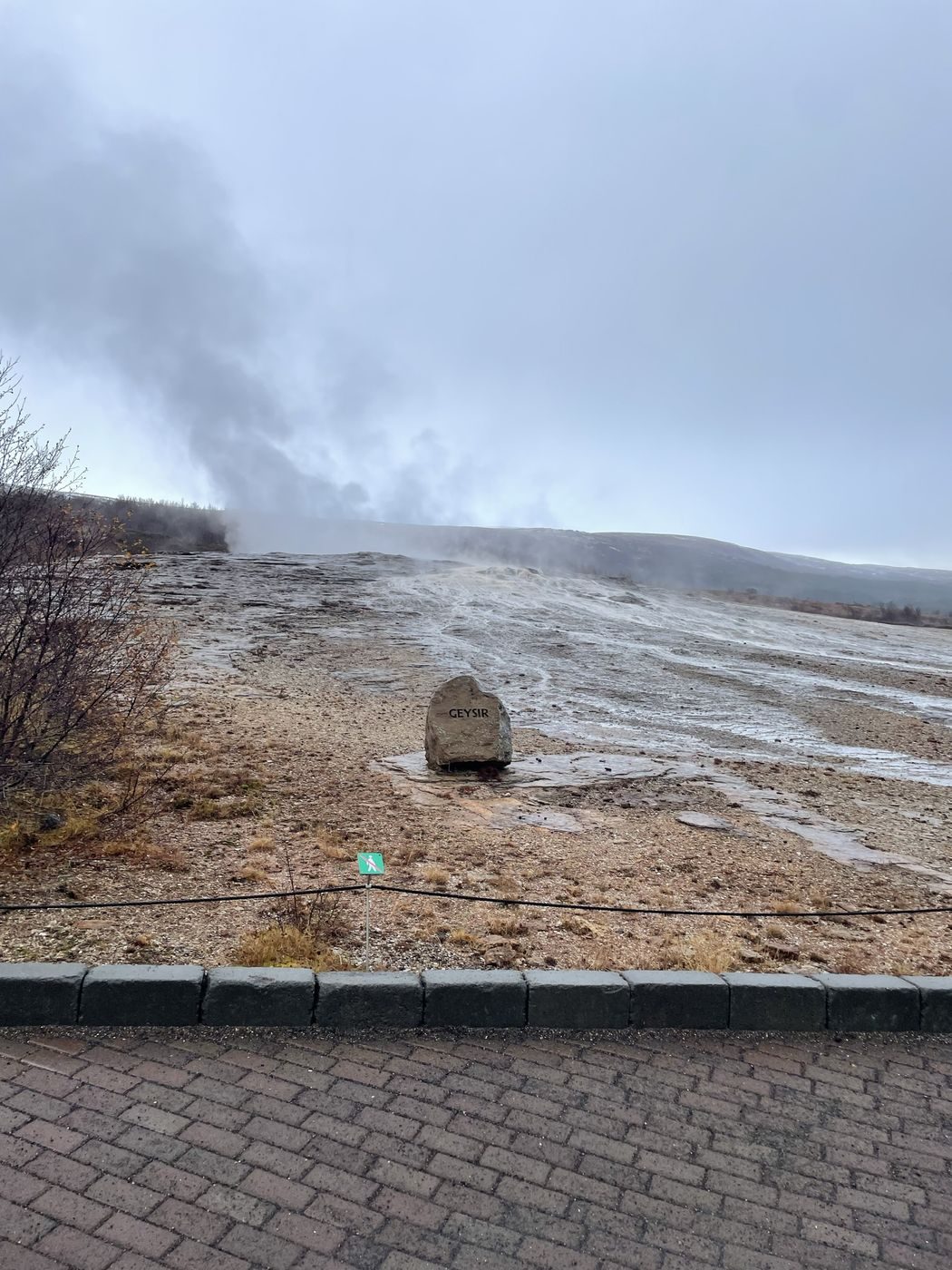 Le site de Geysir et ses fumerolles