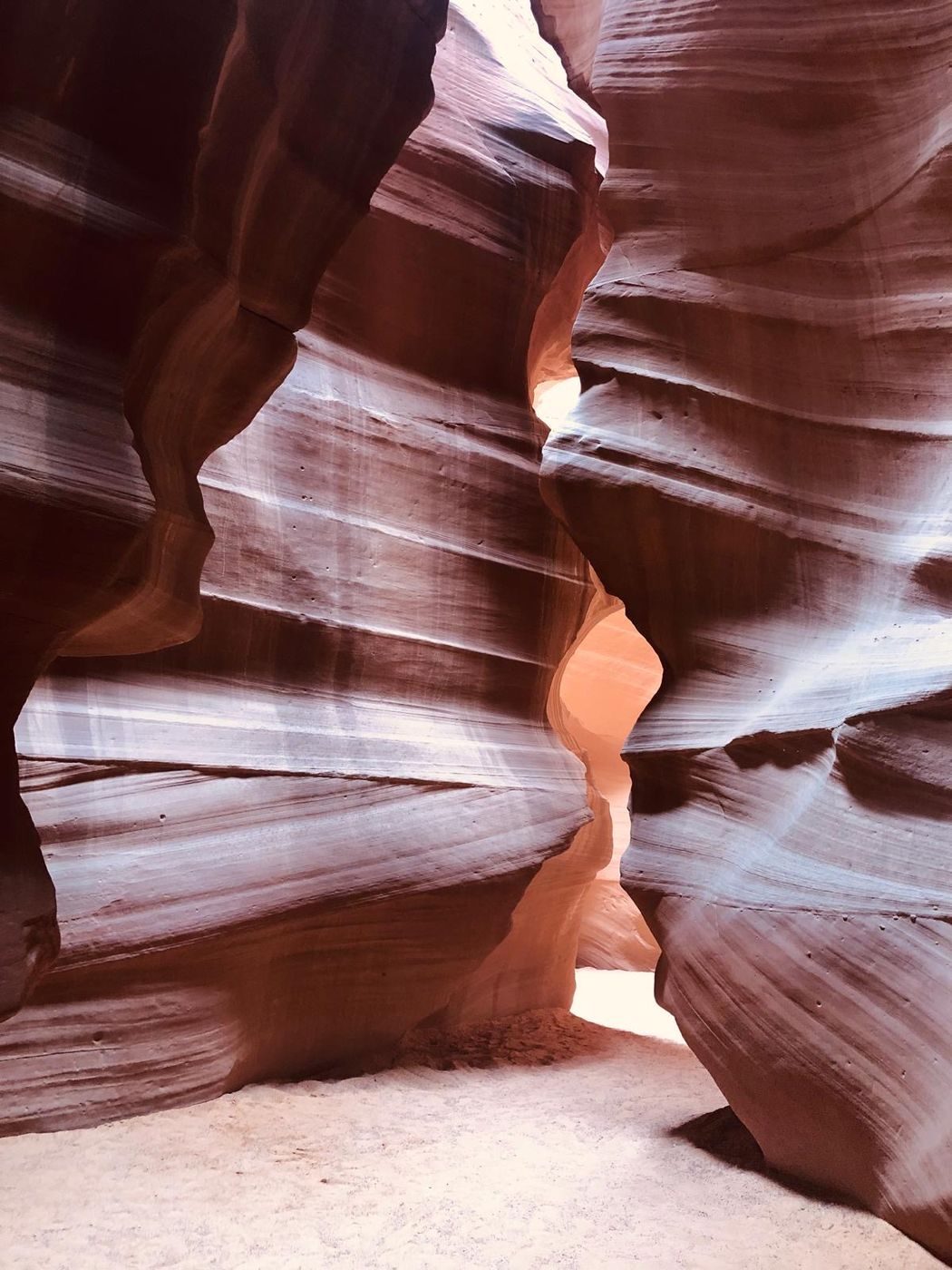 Les parois sculptées d'Antelope Canyon